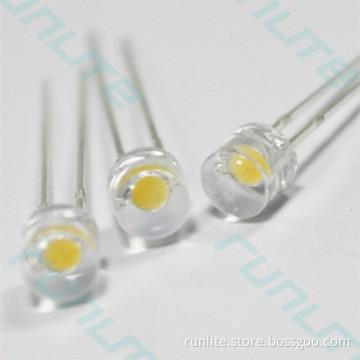 Longer Lifespan 5mm Round Neutral White LEDs(RoHS)